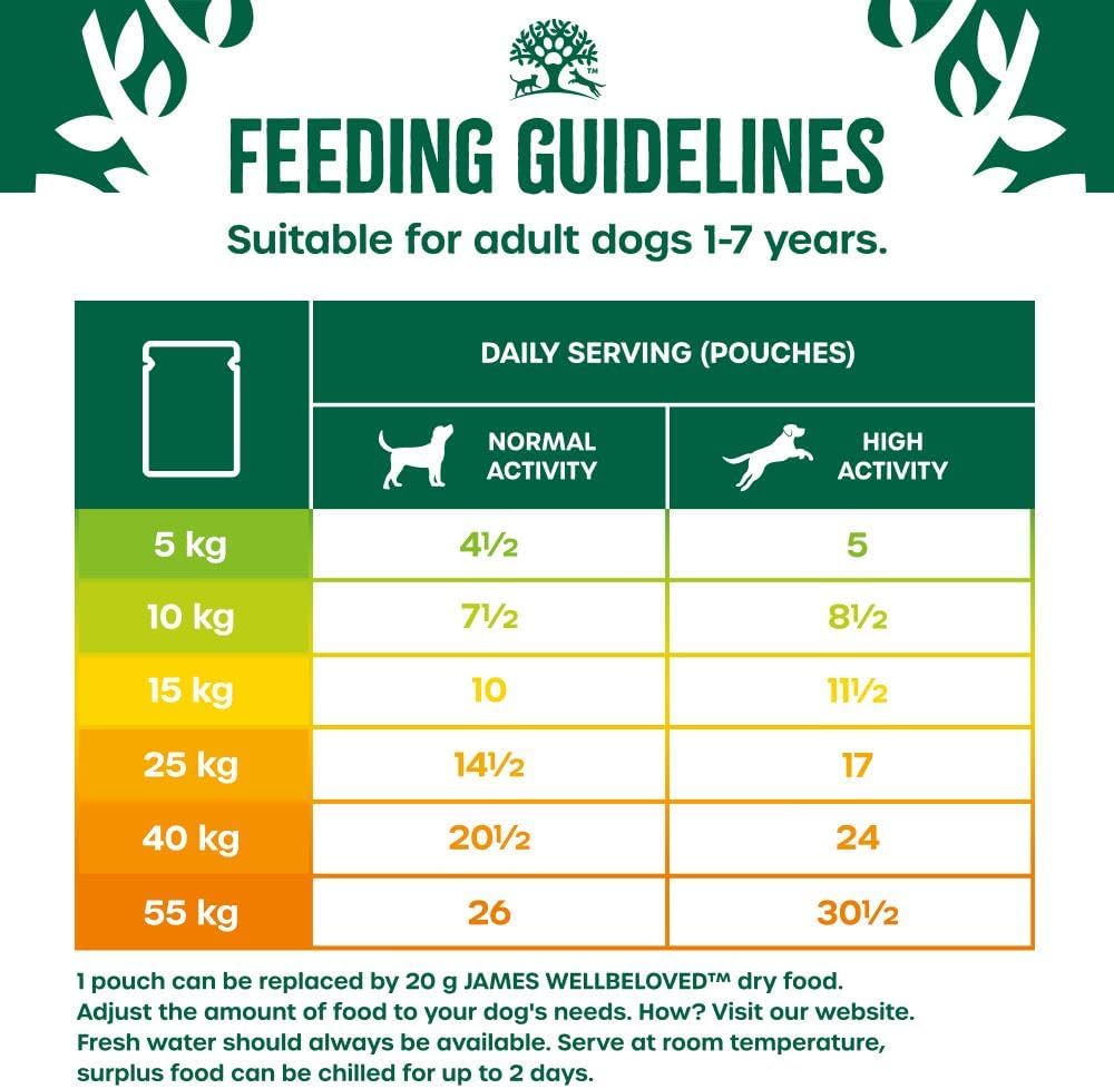 James Wellbeloved Adult Grain free Lamb & Chicken 90g x 12 qty